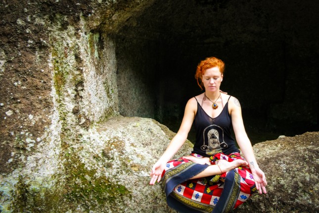 Mediating in an ancient cave