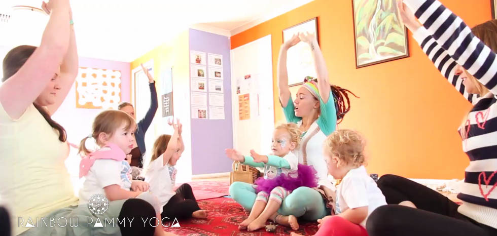 Rainbow Pammy Relaxing Kids With Yoga