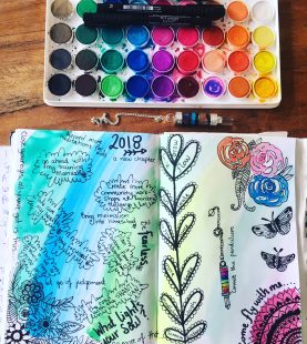 Writing Yourself Strong – Art Journalling